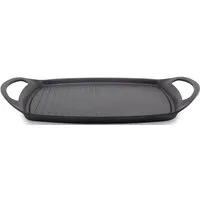 Krüger Grillplatte Delta (1-St), aus Aluminiumguss, für Induktions-Kochfelder geeignet, 47 x 29 cm