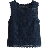Next Stricktop Ärmelloses, gehäkteltes Tanktop (1-tlg)