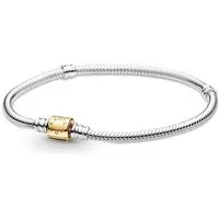 Pandora Armband Zweifarbiges PANDORA Schlangenglieder Armband aus 925er Silber