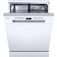 Midea Standgeschirrspüler Serie 5 SF 5.45NW10C, 14 Maßgedecke, 44dB, IOT, Golden Hygiene Certificate, 1-24H Delay Start, Half Loading