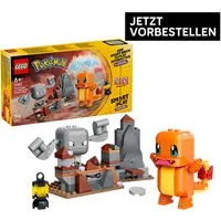 LEGO® SMART Play:Glumandas und Kleinsteins Höhlenduell (72157), LEGO Pokémon Konstruktionsspielsteine, (198 St), Mit SMART Brick kombatibel (nicht enthalten)