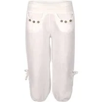 malito more than fashion Caprihose malito Damen Capri Hose aus Leinen, Stoffhose in Unifarben, Freizeit 3/4 Leinenhose