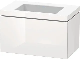 Duravit L-Cube c-bonded Set wandhängend Weiß Hochglanz 800x480x500 mm - LC6917N2222 LC6917N2222
