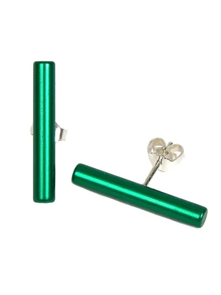 DeMarie Ohrringe eloxiertes Aluminium grün
