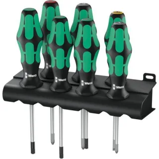 Wera 335/350/367/7 Rack Schraubendrehersatz Kraftform