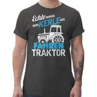 Shirtracer T-Shirt Echte Kerle fahren Traktor Traktor