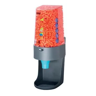 uvex Dispenser one2click gefüllt mit 600 Paar uvex com4-fit Gehörschutzstöpsel (SNR 33 dB) orange S - 2111991