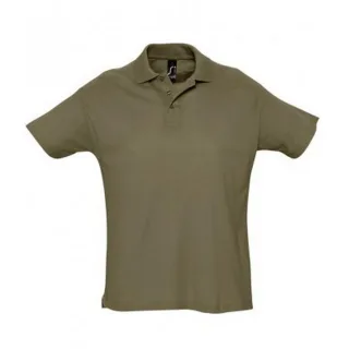 SOLS Herren Sommer II Pique Kurzarm-Poloshirt (Armee)