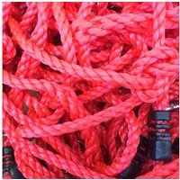 Loggyland Kletterseil Kletternetz verschiedene Farben/ Höhen/ Breiten, 70 kg Tragkraft, extrem witterungsbeständig und angenehm in der Hand