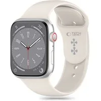 TECH PROTECT Smartwatch-Armband für Apple Watch 4/5/6/7/8/9/SE (38/40/41 mm), Hohes Tragekomfort Silikonarmband für Alltag und Sport