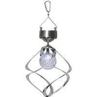 STAR TRADING LED Solarleuchte Solar-Windspiel Roma, Tageslichtsensor, LED fest integriert, Neutralweiß, 1 LED mit weißem Licht, Dämmerungssensor