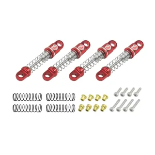 4PCS Upgraded Aluminum Alloy Extended Shock Absorbers Damper 25mm for Axial SCX30 1/30 RC Car Vehicles Models Spare Part