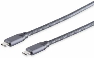 S-IMPULS USB 3.2 Gen 2x2 Type-C Kabel, 100 W, 4K, 2,0 m