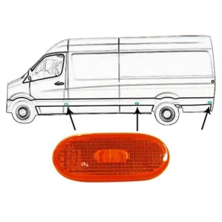 Van Wezel Blinkleuchte links Mercedes Sprinter VW Crafter