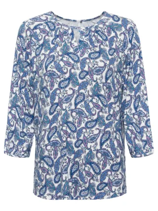 Olsen - T-Shirt Long Sleeves cornflower blue - Gr. - 42