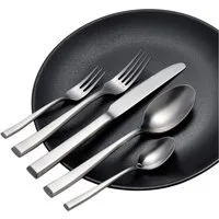 Hanseatic Besteck-Set PREMIUM (30-tlg), 6 Personen, Edelstahl 18/10, verstärktes Material und trapezförmiges Design am Griffende