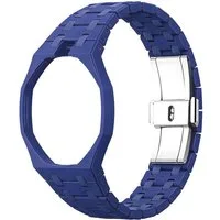 HS.SUPPLY Uhrenarmband Armband passend für RoyalPop Audemars Piguet x Swatch, Armbandlänge anpassbar - Gliederaufbau