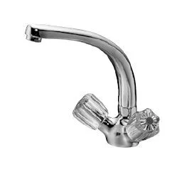 Kaja Classic Spültisch-Einlocharmatur mit, Kettenhalter, Gussauslauf 185mm chrom, 31611-3-C 31611-3-C