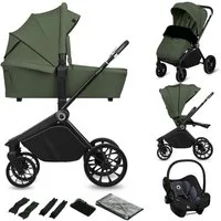 lionelo Kombi-Kinderwagen MIKA PLUS 3IN1, (Set), 3in1 Set mit Astrid i-size/XXL-Verdeck/Komfortable Dämpfung