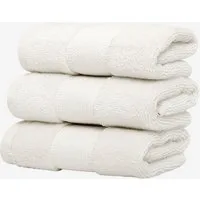 Wolkenfeld Gästehandtücher Premium Low-Twist Baumwolle 550 g/m² – 3 Gästehandtücher, Frottier (3-St), 30×50 cm – weich, saugfähig und ideal für Gäste & Alltag