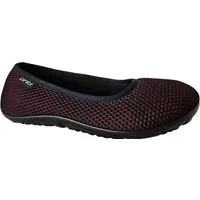 pifit! Ballerina "style", Stretch, Mesh, schwarz, bordeaux 32401-1 Barfußschuh ideal bei Hallux Valgus