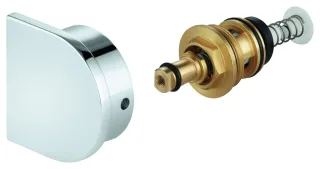 GROHE Umstellung 48451 für EHM Wanne Wand- und Bodenmontage satin graphite, 48451MG0 48451MG0