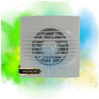 TronicXL Wandventilator 100mm Einbau Badlüfter IPX4 Ventilator Bad Küche WC Garage Wand Lüfter, 7 Rotor-Blätter, IPX4