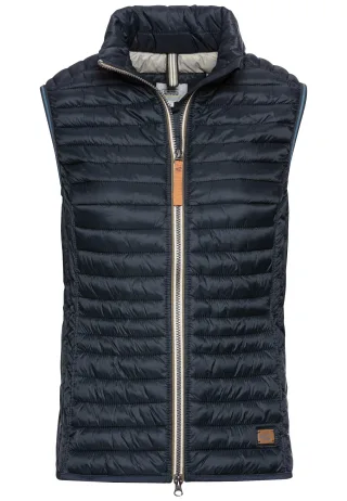 camel active - Steppweste mit zwei Wege Reißverschluss navy - Gr. - 38