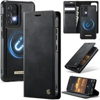 Mycotech Handyhülle Premium 2in1 Klapphülle für Samsung mit abnehmbarem Case Retro Tasche