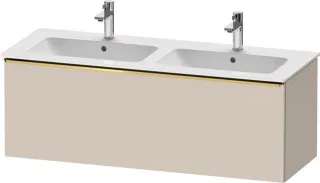 Duravit D-Neo Waschtischunterbau wandhängend Taupe Matt 1280x462x440 mm - DE4265034910000 DE4265034910000