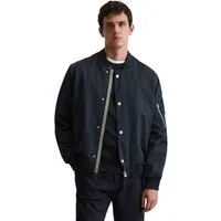 Marc O'Polo Canvasjacke DFB Travel Collection aus wasserabweisendem Micro-Canvas, weiche Rippbündchen, regular fit