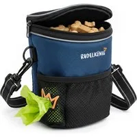 Rudelkönig Leckerlibeutel Leckerlitasche für Hunde, Futterbeutel mit Aufbewahrungstasche (1-tlg), Snack-Beutel für Hunde mit Kotbeutelspender zum Umhängen