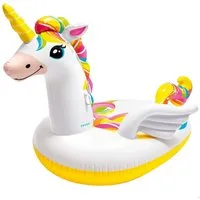 Intex Schwimmtier XXL Unicorn Island (287x193x165cm), mit zwei Haltegriffen