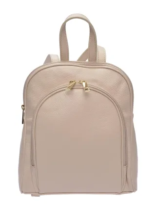 Anna Luchini Beige Rindsledertasche