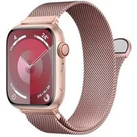 S&T Design Smartwatch-Armband Armband Edelstahl für Apple Watch Magnetisch Mesh Milanaise, Kompatibel mit Apple Watch 38 / 40 / 41/ 42 / 44 / 45 / 46 / 49 Metall