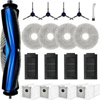 FELIXLEO Gardinenbefestigungen Ersatzteile "19tlg. Zubehör für Ecovacs Deebot T50 Omni Pro Gen2 Bürsten Filter ", (1-St)