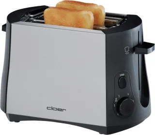Cloer 3419 Toaster (edelstahl/schwarz)