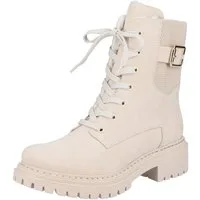 Rieker Winterstiefelette, Schnürstiefelette, Schnürboots, Profilsohle mit Stretch am Schaft