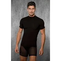 DOREANSE T-Shirt Herren Slim Fit T-Shirt mit Stehkragen 2730
