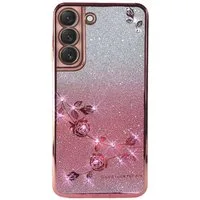Traumhuelle Handyhülle GLITZER STRASS ROSE TPU HÜLLE Silikon Case Cover für iPhone 17, 16, 15, Samsung A17 A27 A37 A57 A16 A26 A36 A56 A15 A25 A35 A55 S26 S25 S24 5G