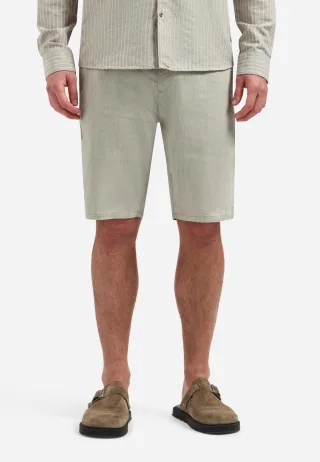 No Excess - Short Chino With Linen taupe - Gr. - XXL