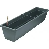 Geli Blumenkasten Blumenkasten incl. Bewässerung/Wasserstandanzeiger, anthrazit, 60 cm (1 St)
