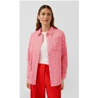 s.Oliver Langarmbluse Bluse Elastische Bluse aus Baumwolle