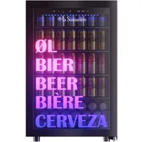 La Sommelière Getränkekühlschrank BEER150, schnellkühl Funktion, -6°C bis +18°C – 128 L, LED-Beleuchtung