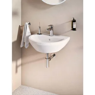 VitrA Integra Waschtisch 7066L003-0001 49,5 x 43 cm, weiß, mit Überlauf/Hahnloch mittig