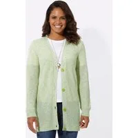 Witt Strickjacke Strickjacke Langarm Rippoptik