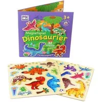 MAGNIKON Spiel Magnetspiel Autofahrt Beschäftigung für Kinder ab 3 Jahren, Magnetspiel Fahrzeuge, 32 Puzzle Magnete