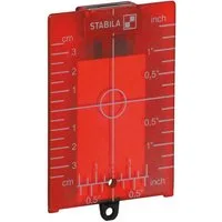 Rotationslaser STABILA Zielplatte ZP rot