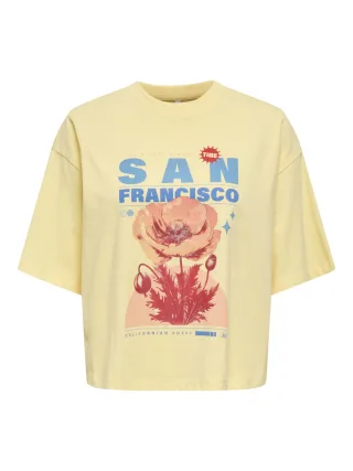 ONLY - T-Shirt - ONLJOSSI gelb - Gr. - M