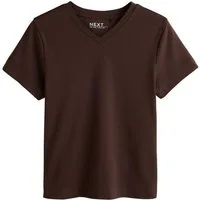 Next V-Shirt Körpernahes T-Shirt mit V-Ausschnitt (1-tlg)